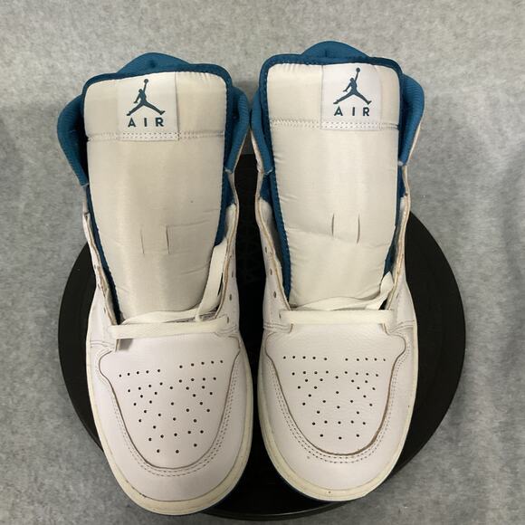 Nike Air Jordan 1 Mid SE Industrial Blue White Shoes FN5215-141 Men's Sz 10 - Picture 4 of 6